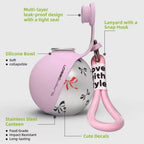 Portable Dog Water Bottle with Folding Cup