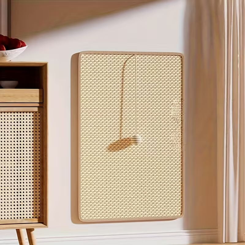 Standing Sisal Cat Scratcher With Hanging Ball