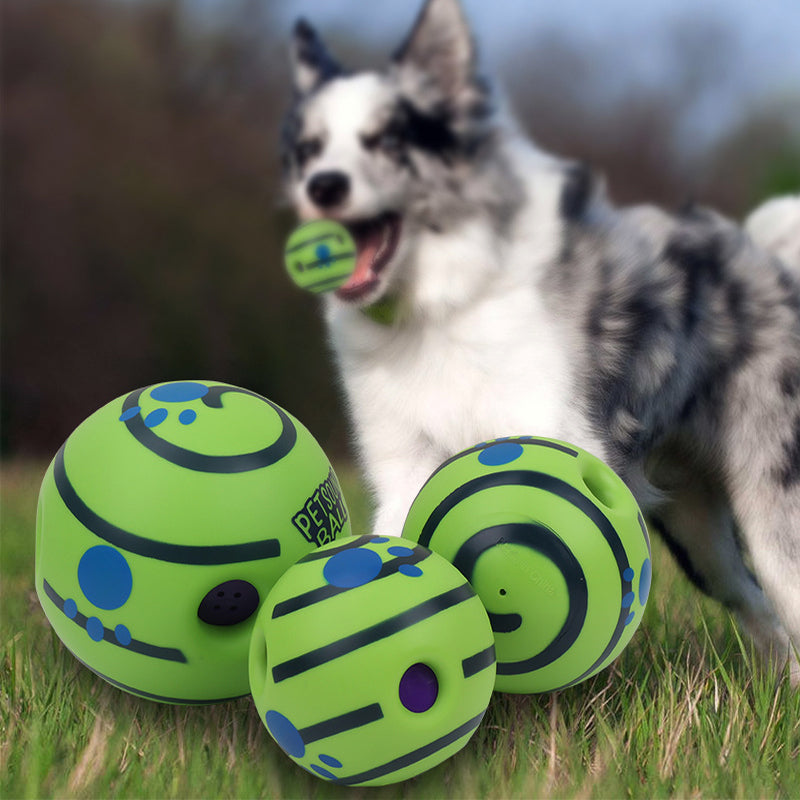 Interactive Wobble Giggle Dog Ball