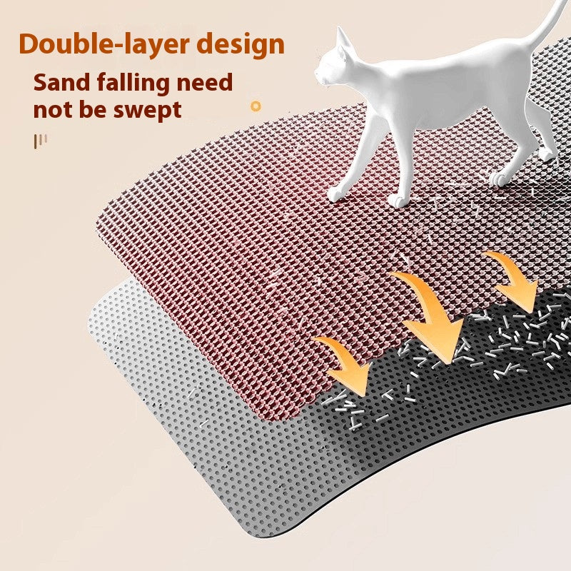 Extra Large Waterproof Cat Litter Mat