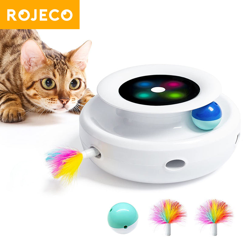 2-in-1 Smart Interactive Cat Toy