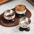 Raised Stainless Steel Pet Feeder Bowl