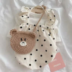 Summer Polka Dot Dog Dress for Small Dogs & Cats