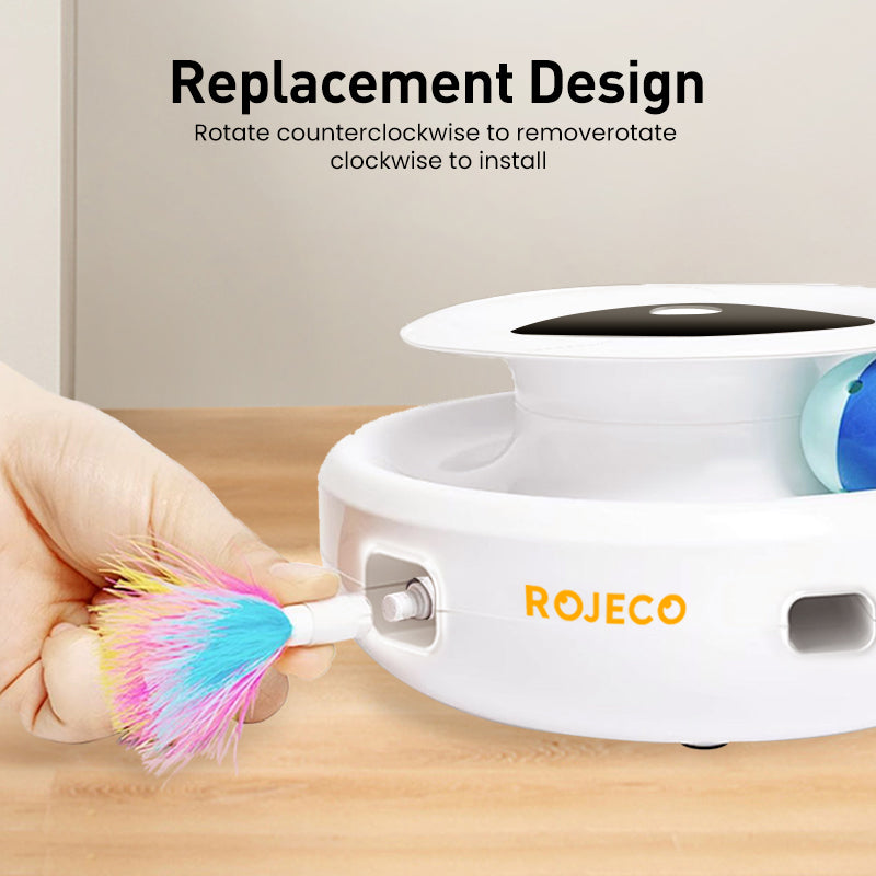 2-in-1 Smart Interactive Cat Toy