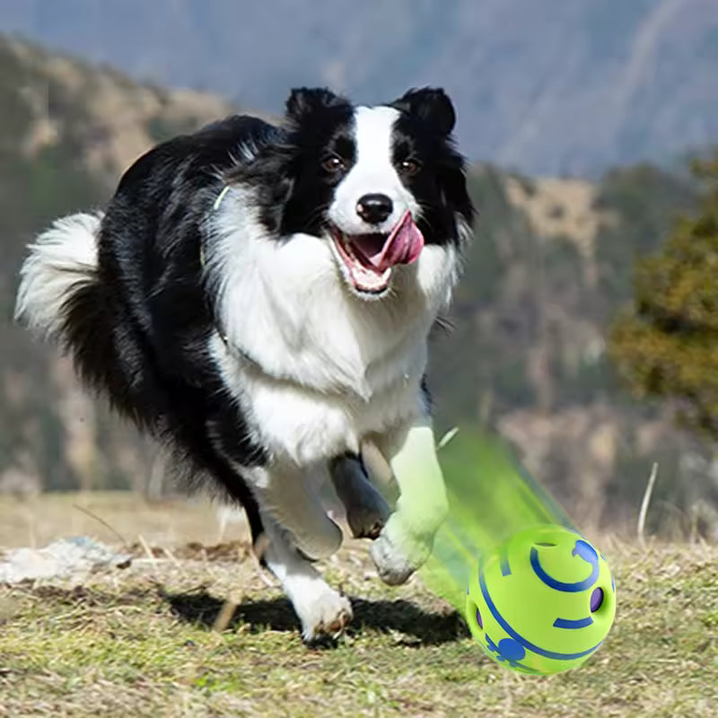 Interactive Wobble Giggle Dog Ball