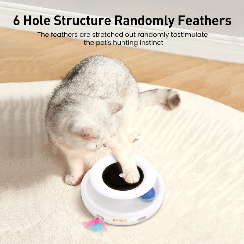 2-in-1 Smart Interactive Cat Toy