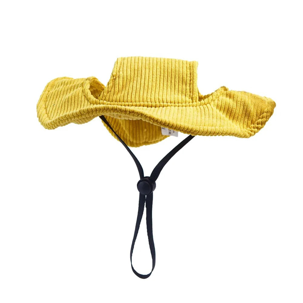 Adjustable Dog Sun Protection Hat