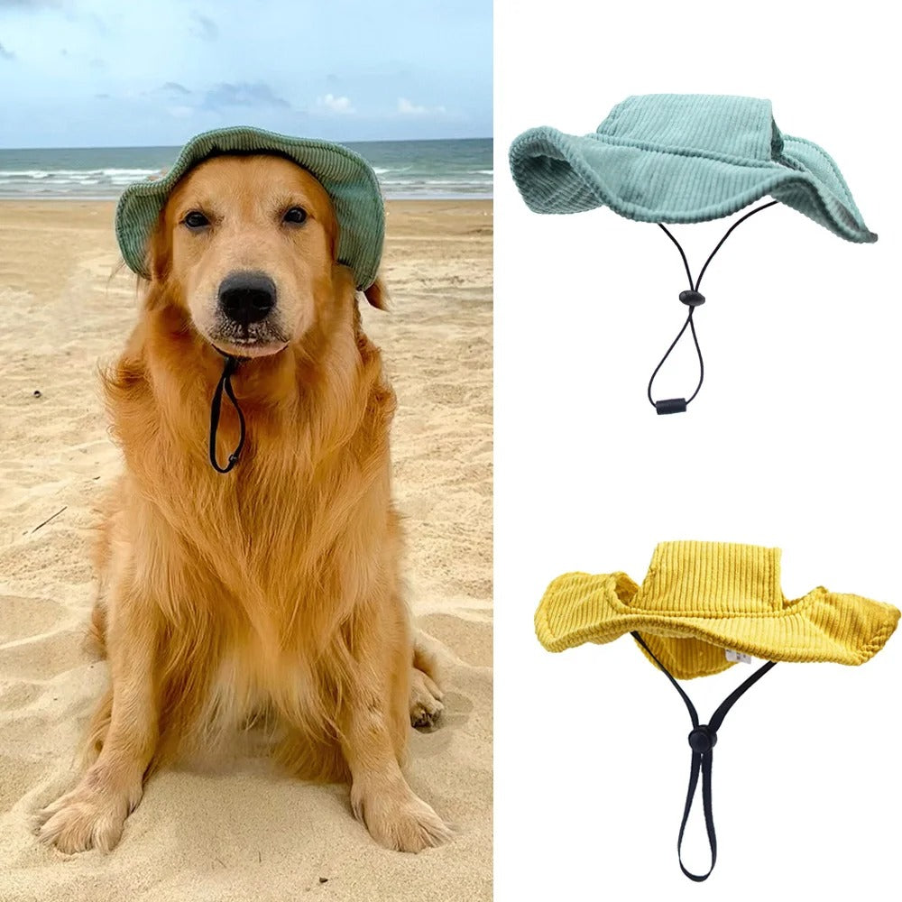 Adjustable Dog Sun Protection Hat